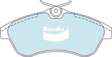 Bendix USA DB2043 HD Brake Pad Set, disc brake DB2043HD