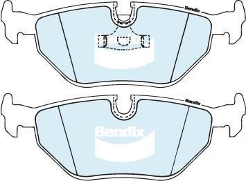 Bendix USA DB1132 EURO+ Brake Pad Set, disc brake DB1132EURO