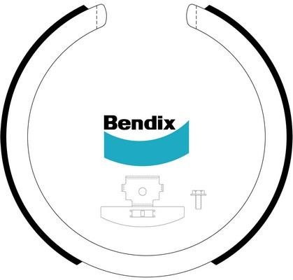 Bendix USA BS3241 Brake shoe set BS3241
