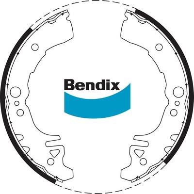 Bendix USA BS1772 Brake shoe set BS1772