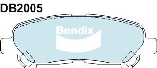Bendix USA DB2005 -4WD Brake Pad Set, disc brake DB20054WD
