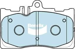 Bendix USA DB1496 GCT Brake Pad Set, disc brake DB1496GCT