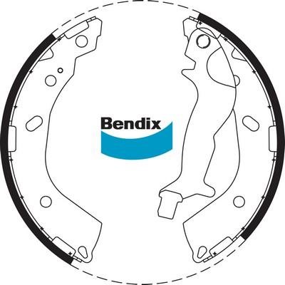 Bendix USA BS1780 Brake shoe set BS1780