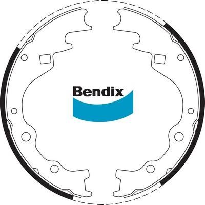 Bendix USA BS1587 Brake shoe set BS1587