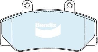Bendix USA DB1169 EURO+ Brake Pad Set, disc brake DB1169EURO