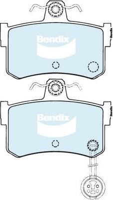 Bendix USA DB1197 GCT Brake Pad Set, disc brake DB1197GCT