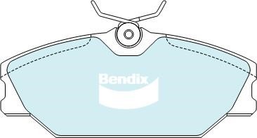 Bendix USA DB2029 EURO+ Brake Pad Set, disc brake DB2029EURO