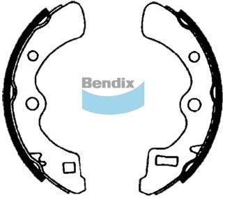 Bendix USA BS1393 Brake shoe set BS1393