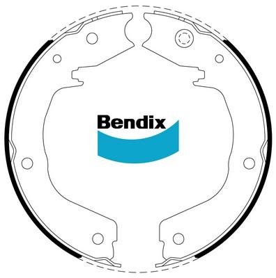Bendix USA BS1860 Parking brake shoes BS1860