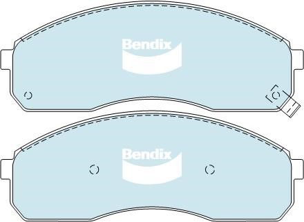 Bendix USA DB1489 HD Brake Pad Set, disc brake DB1489HD