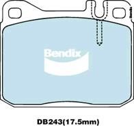 Bendix USA DB243 GCT Brake Pad Set, disc brake DB243GCT