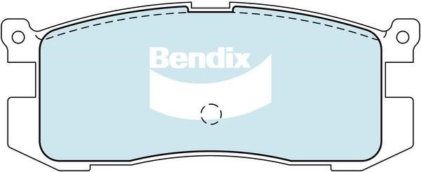 Bendix USA DB1115 GCT Brake Pad Set, disc brake DB1115GCT