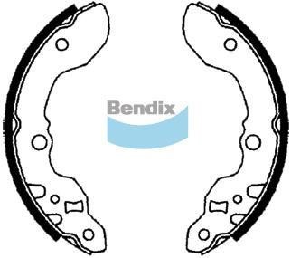 Bendix USA BS1691 Brake shoe set BS1691