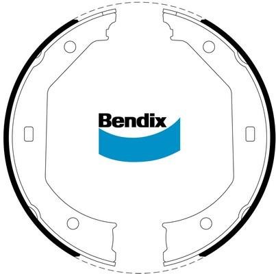 Bendix USA BS5255 Parking brake shoes BS5255