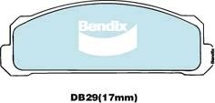 Bendix USA DB29 GCT Brake Pad Set, disc brake DB29GCT