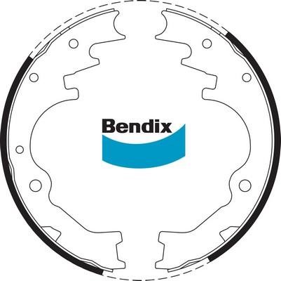 Bendix USA BS1665 Brake shoe set BS1665