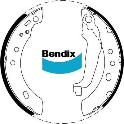 Bendix USA BS1725 Brake shoe set BS1725