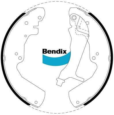 Bendix USA BS1892 Brake shoe set BS1892