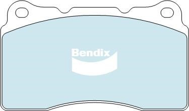 Bendix USA DB1695 EURO+ Brake Pad Set, disc brake DB1695EURO