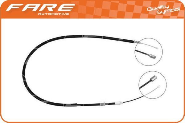 Fare 18877 Cable Pull, parking brake 18877