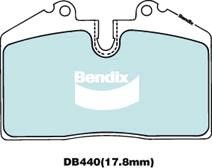 Bendix USA DB440 ULT Brake Pad Set, disc brake DB440ULT