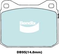 Bendix USA DB95 GCT Brake Pad Set, disc brake DB95GCT