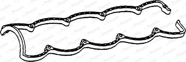 Wilmink Group WG1182699 Gasket, cylinder head cover WG1182699