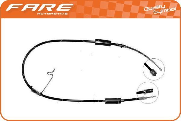 Fare 17553 Cable Pull, parking brake 17553