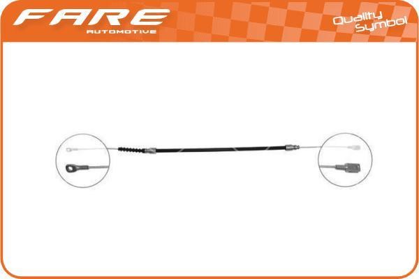 Fare 19189 Cable Pull, parking brake 19189