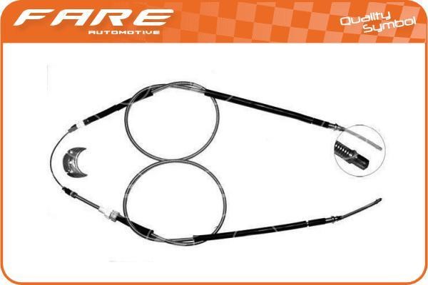 Fare 18192 Cable Pull, parking brake 18192