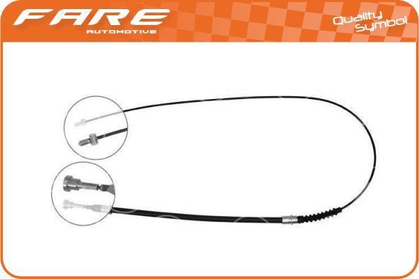 Fare 18672 Cable Pull, parking brake 18672