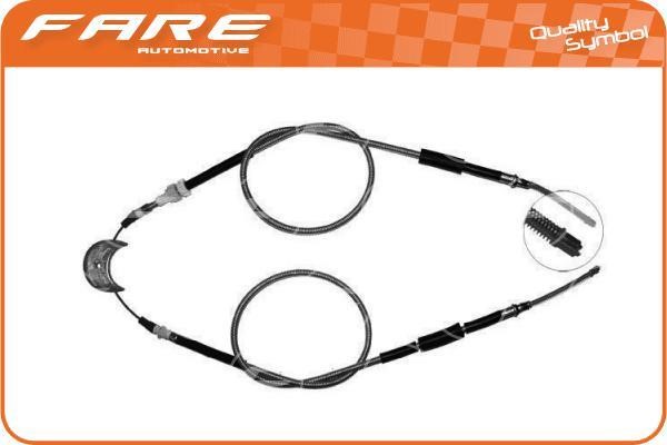 Fare 18190 Cable Pull, parking brake 18190