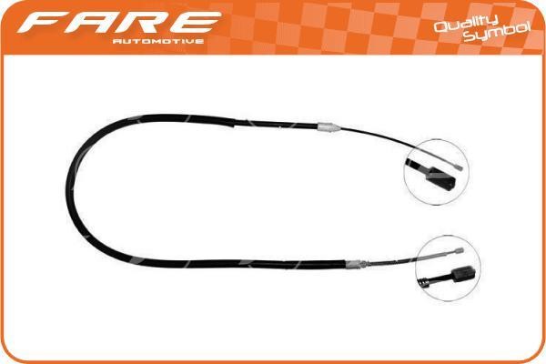 Fare 17646 Cable Pull, parking brake 17646
