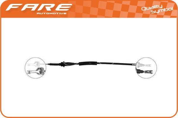 Fare 24679 Cable Pull, clutch control 24679