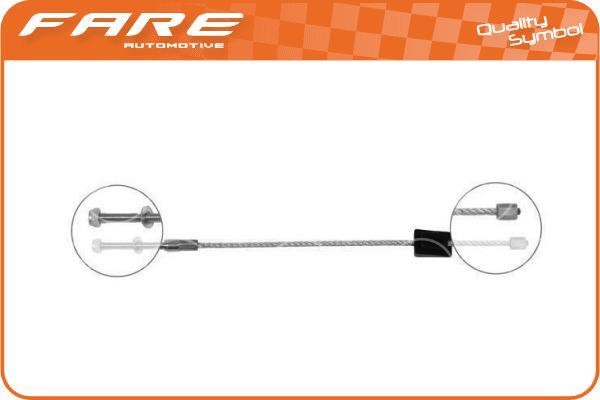 Fare 18239 Cable Pull, parking brake 18239