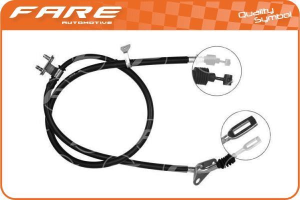 Fare 18437 Cable Pull, parking brake 18437