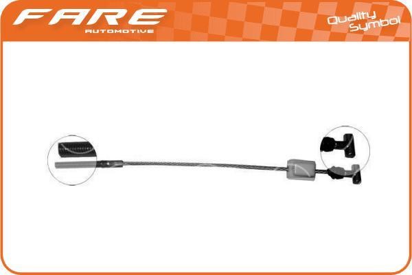Fare 18217 Cable Pull, parking brake 18217