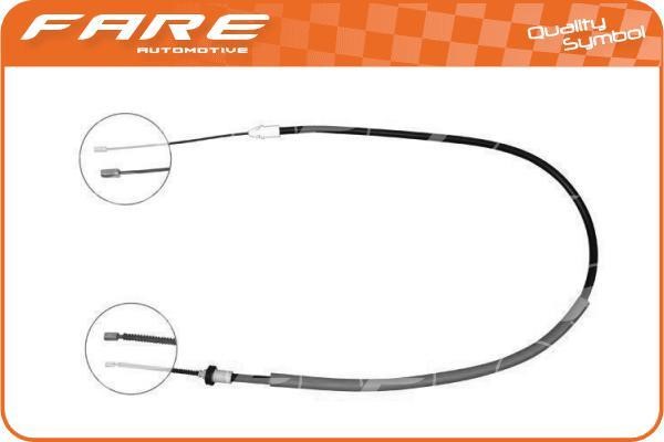 Fare 18870 Cable Pull, parking brake 18870