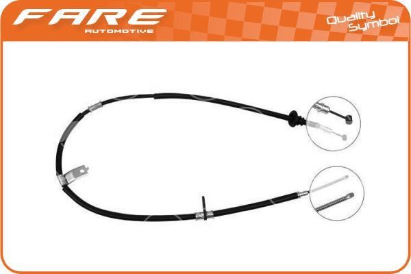 Fare 18325 Cable Pull, parking brake 18325