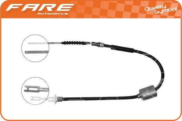 Fare 24434 Cable Pull, clutch control 24434