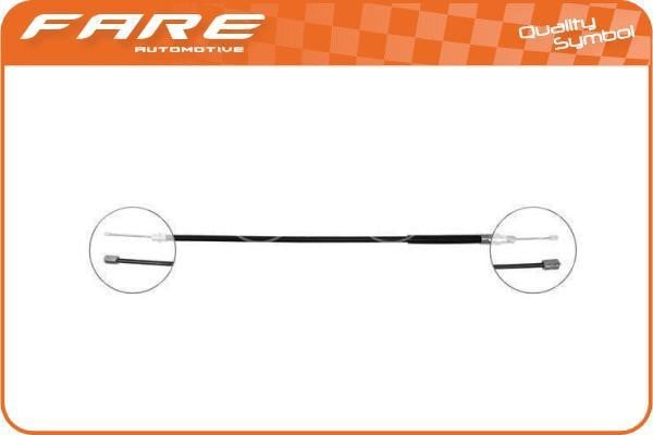 Fare 17584 Cable Pull, parking brake 17584