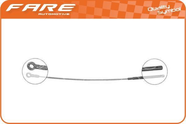 Fare 18372 Cable Pull, parking brake 18372