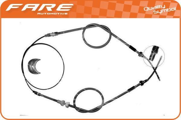 Fare 18169 Cable Pull, parking brake 18169