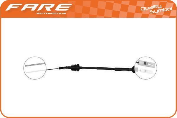 Fare 24663 Cable Pull, clutch control 24663