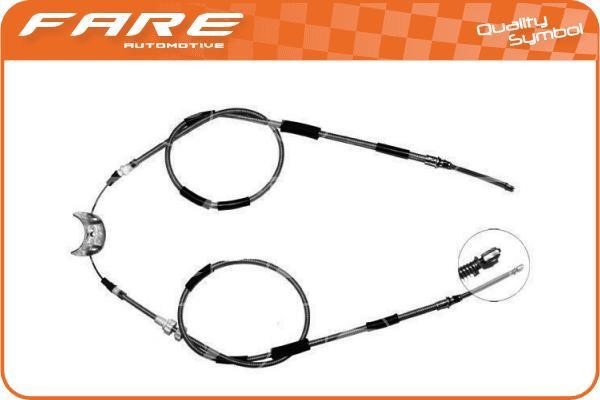 Fare 18181 Cable Pull, parking brake 18181