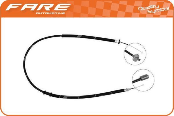 Fare 17586 Cable Pull, parking brake 17586