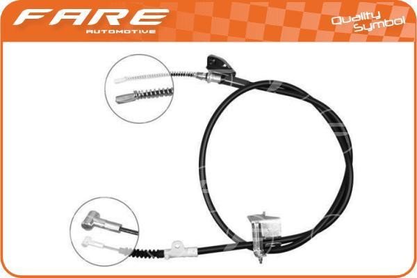 Fare 18980 Cable Pull, parking brake 18980