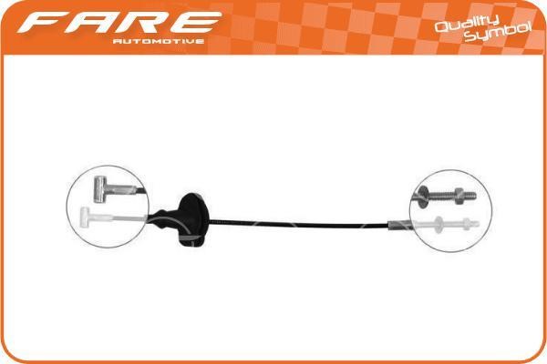 Fare 18224 Cable Pull, parking brake 18224