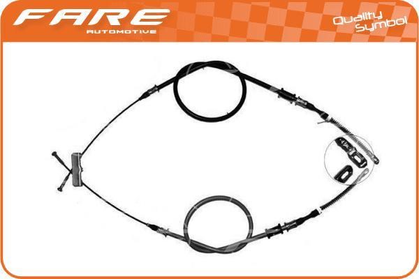 Fare 18624 Cable Pull, parking brake 18624