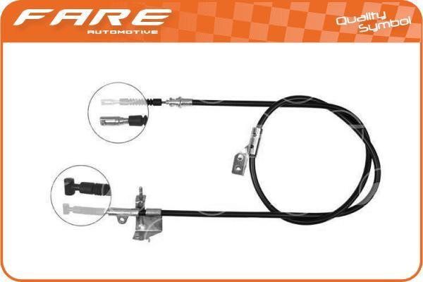 Fare 18573 Cable Pull, parking brake 18573